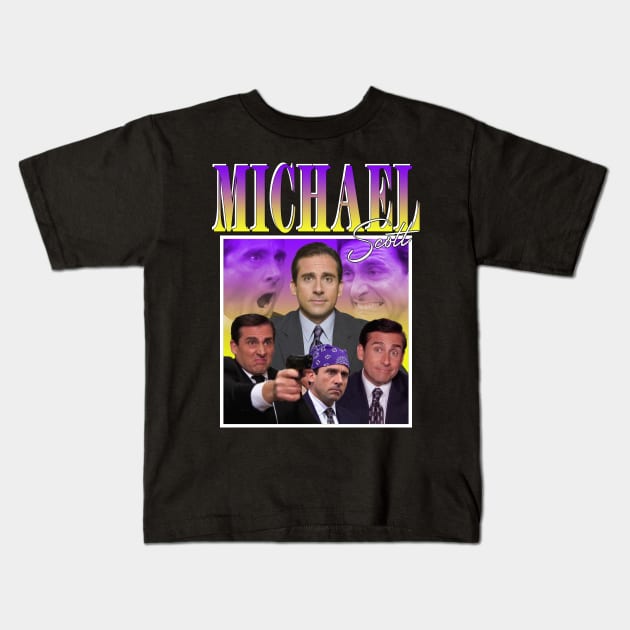 Michael Scott Kids T-Shirt by TeesBySilvia